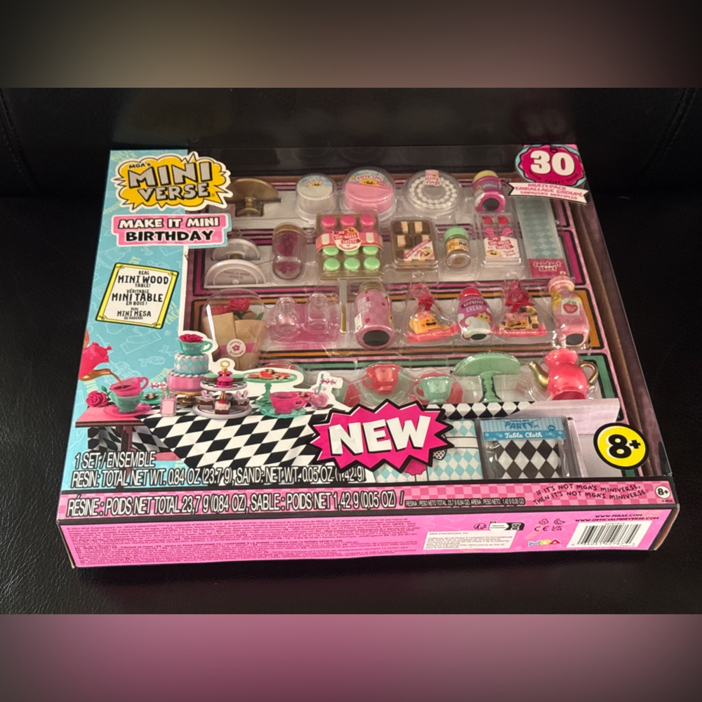 NEW Birthday Multi Pack Make it Mini 30 pc set multipack Miniverse MGA tea party - Picture 4 of 7